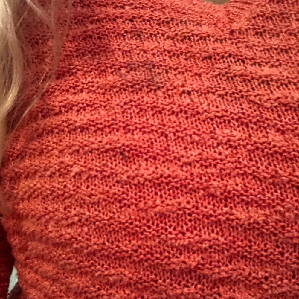 Calvin Klein Jeans | Pink/Orange Knit Sweater - Picture 4 of 5